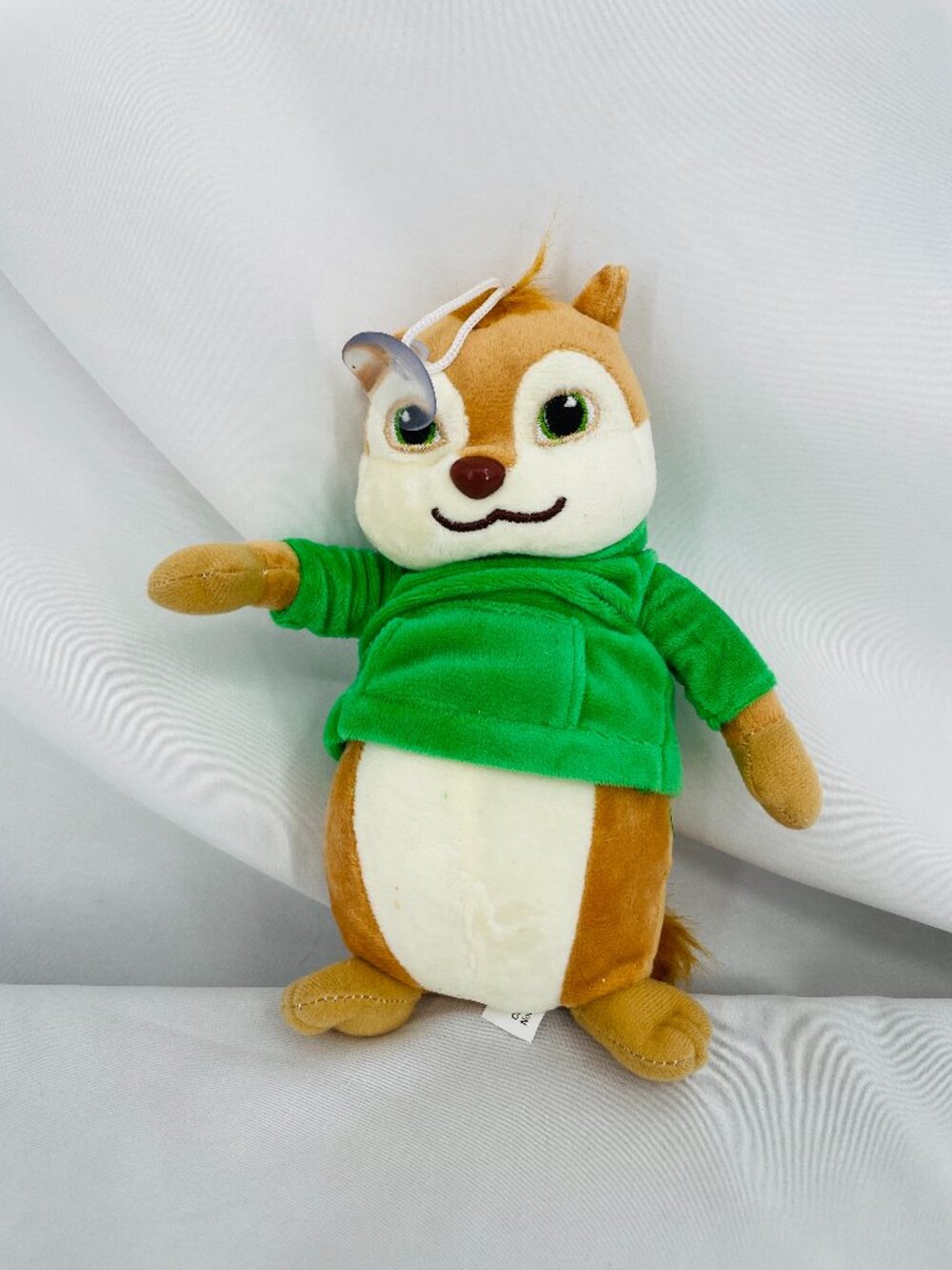 Alvin Chipmunk Plush Toy Green Hoodie Stuffed Animal
